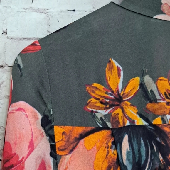 Soft Surroundings Provencia Floral Dress PS Handkerchief Hemline - Picture 6 of 10